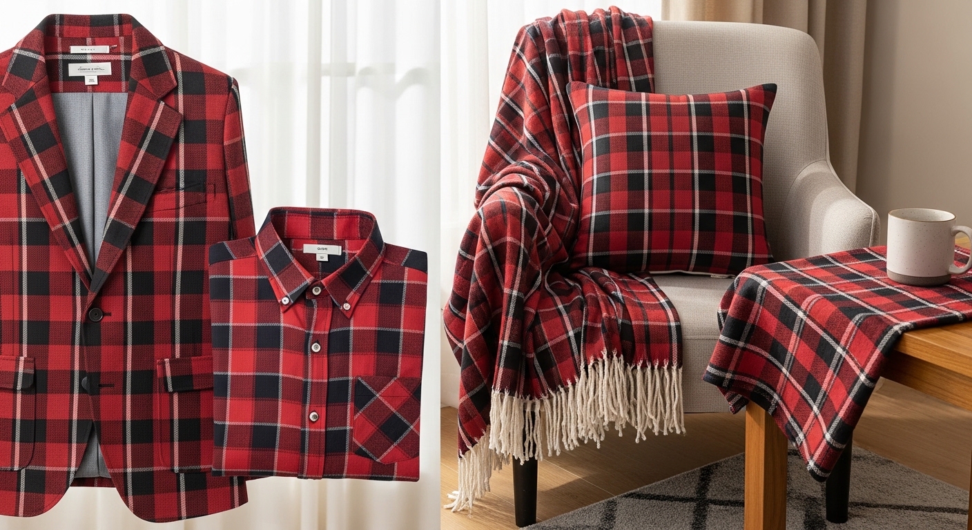 Plaid Cotton Fabric: From Fashion to Home Décor